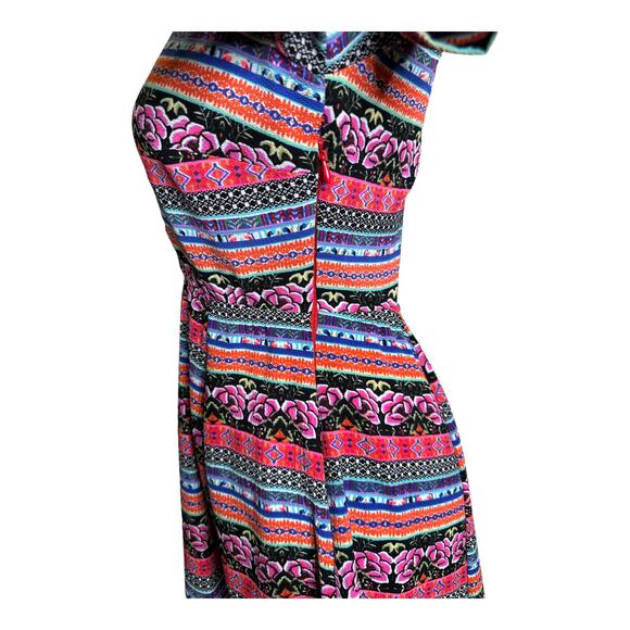 Show Me Your Mumu Ibiza Stripe Saucy Mini Dress M - Picture 5 of 13